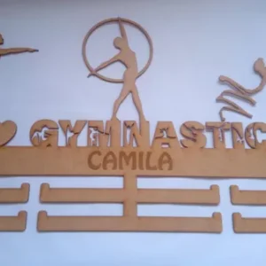 Porta Medallas Medallero Gimnastics Personalizado Regalo