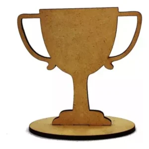 20 Trofeo Con Base Souvenir Mdf Copa Premio