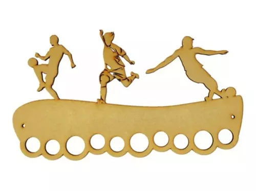 Porta Medallas Futbol Regalo Porta Medallas Mdf