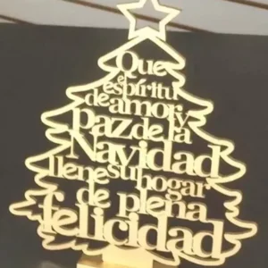 Arbolito De Navidad Con Base Desarmable