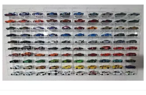 Hot Wheels Hotwheels Matchbox Exhibidor 100 Carritos Acrilic