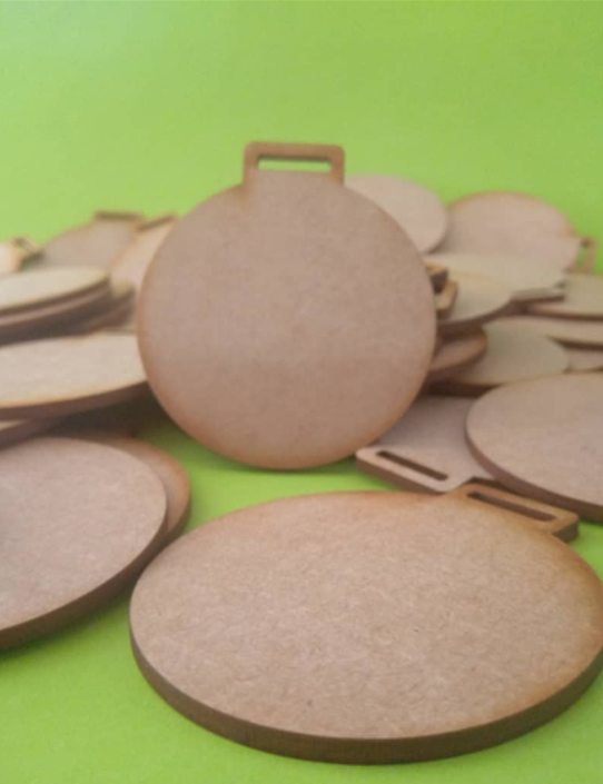 48 Medallas 6cm mdf 3mm